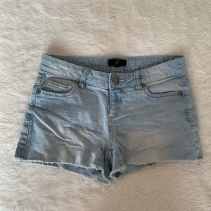 Light Wash Denim Shorts